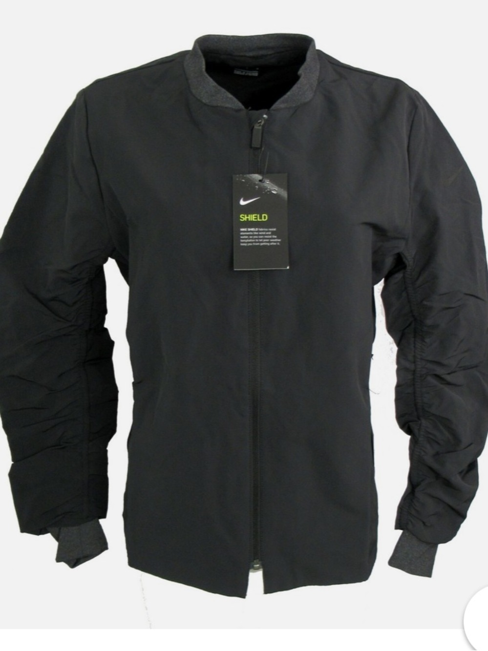Women’s Nike Black Shield Golf Bomber Jacket
